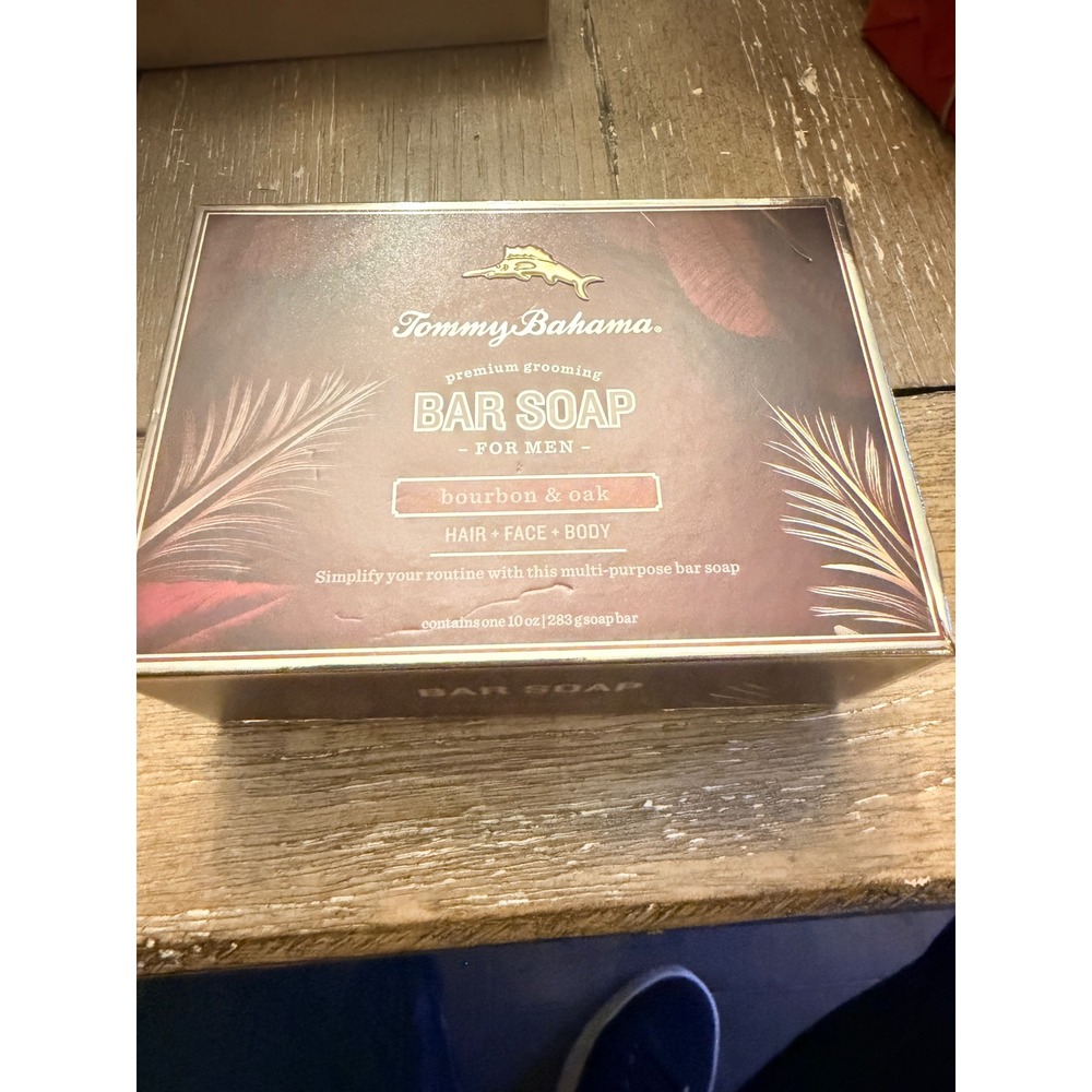 Tommy Bahama Bourbon & Oak Bar Soap Men Hair Face Body 10oz 2BH4AC-DBB
